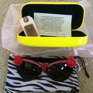 Tarina Tarantino sparkle factory Sunglasses